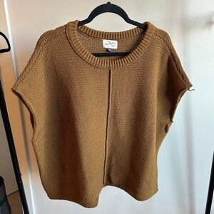 Knit Oversized Sweater Vest